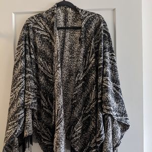Urban Outfitters Cape Poncho with fringe